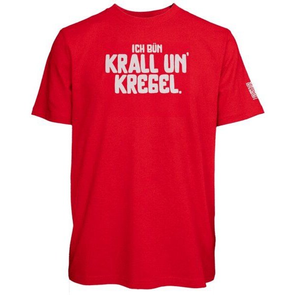 Spirit of Hamburg Biobaumwoll T-Shirt mit Spruch „Ich bün krall un’ kregel“