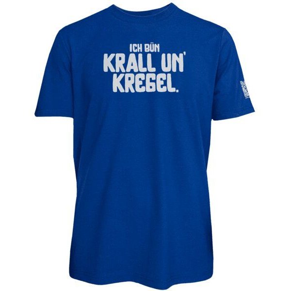 Spirit of Hamburg Biobaumwoll T-Shirt mit Spruch „Ich bün krall un’ kregel“