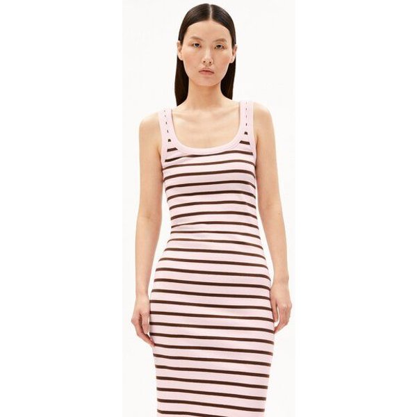 ARMEDANGELS RIB STRIPE Damen Jerseykleid aus Bio-Baumwoll Mix