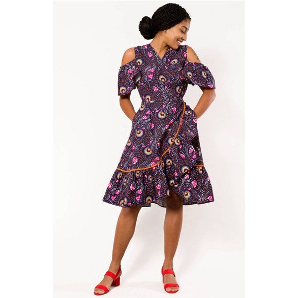 Nevice Jungle Love Wickelkleid aus Bio-Baumwolle