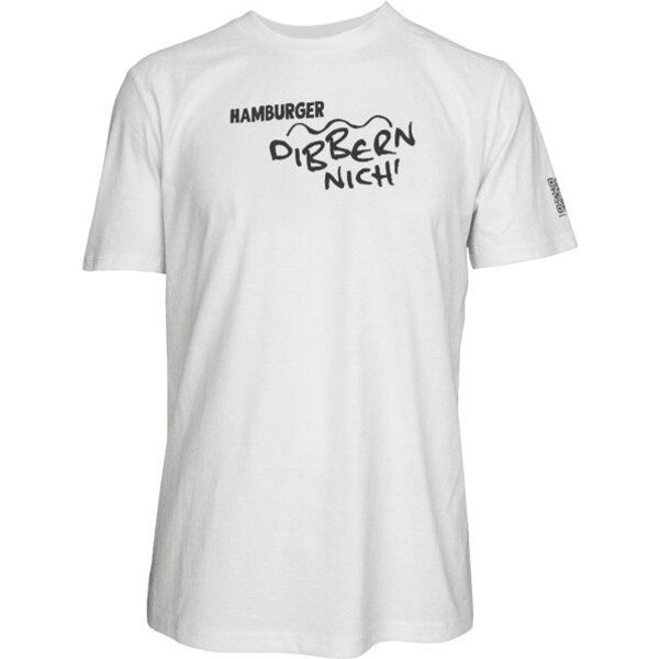 Spirit of Hamburg Biobaumwoll T-Shirt mit Spruch „Hamburger dibbern nich‘“