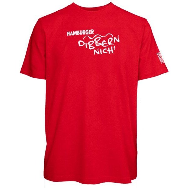 Spirit of Hamburg Biobaumwoll T-Shirt mit Spruch „Hamburger dibbern nich‘“