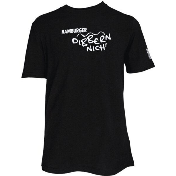Spirit of Hamburg Biobaumwoll T-Shirt mit Spruch „Hamburger dibbern nich‘“