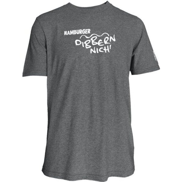 Spirit of Hamburg Biobaumwoll T-Shirt mit Spruch „Hamburger dibbern nich‘“