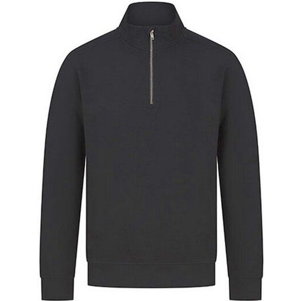 Utopic Unisex Troyer Bio-Baumwolle Sweatshirt Quarter-Zip-Reißverschluss Viertelreißverschluss bis 4XL