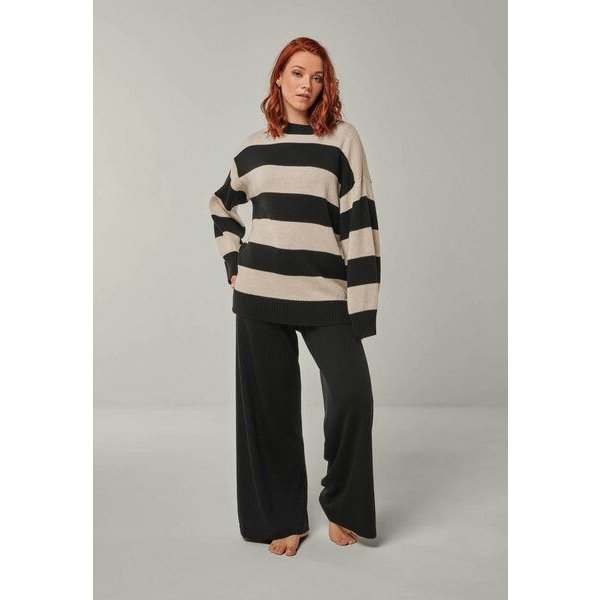 YOU LOOK PERFECT Merino Loungewear Set „Strickpullover Felia & Strickhose Frida"