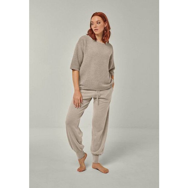 YOU LOOK PERFECT Merino Loungewear Set „Strickpullover Fay & Strickhose Bella"