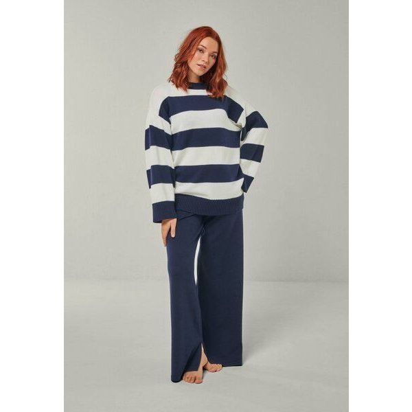 YOU LOOK PERFECT Merino Loungewear Set „Strickpullover Felia & Strickhose Bailey"