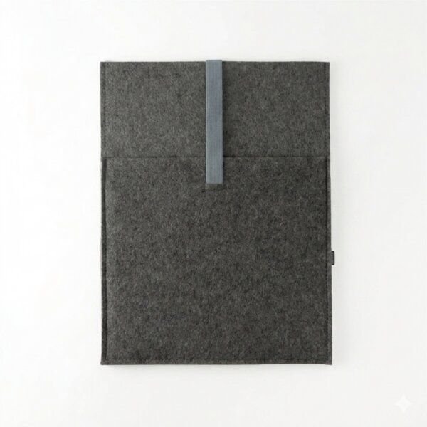 matilda k. manufaktur Minimalistische Laptophülle aus Wollfilz 'max' mit Einsteckfach | für MacBook |Air| Pro 13|14|15|16 Zoll