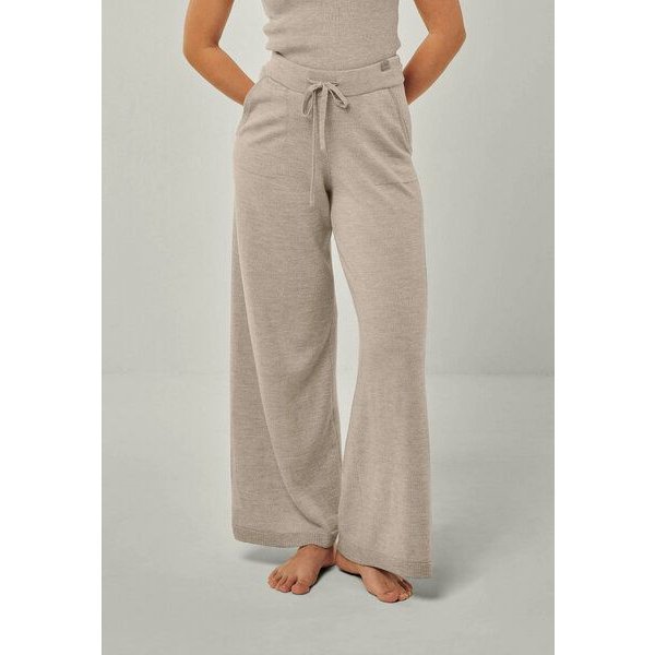 YOU LOOK PERFECT 100% Merino weite Strickhose mit Taschen "Frida"