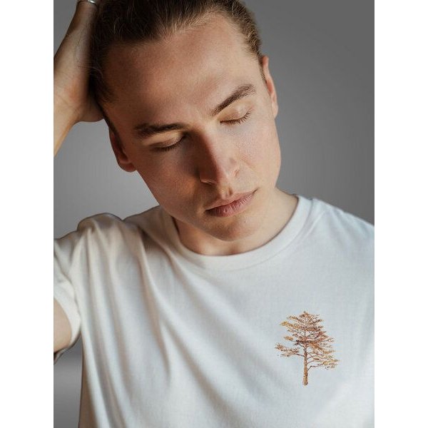 Kultgut Artdesign Klassik Shirt / Little Tree in Woodoptik