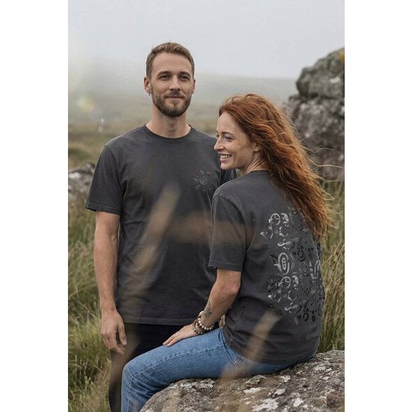 KOKOworld T-Shirt Crow 100% Bio-Baumwolle Fairtrade