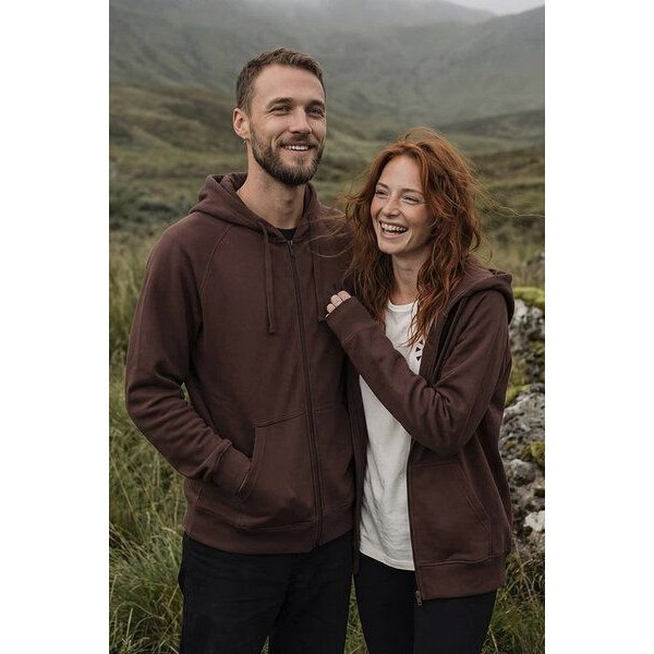KOKOworld Kapuzenjacke Goa-Zip-Unisex 100% Bio-Baumwolle Fairtrade