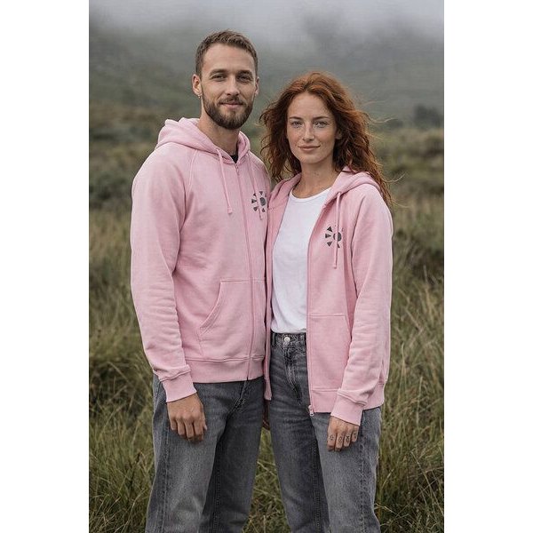 KOKOworld Kapuzenjacke Goa-Zip-Unisex 100% Bio-Baumwolle Fairtrade