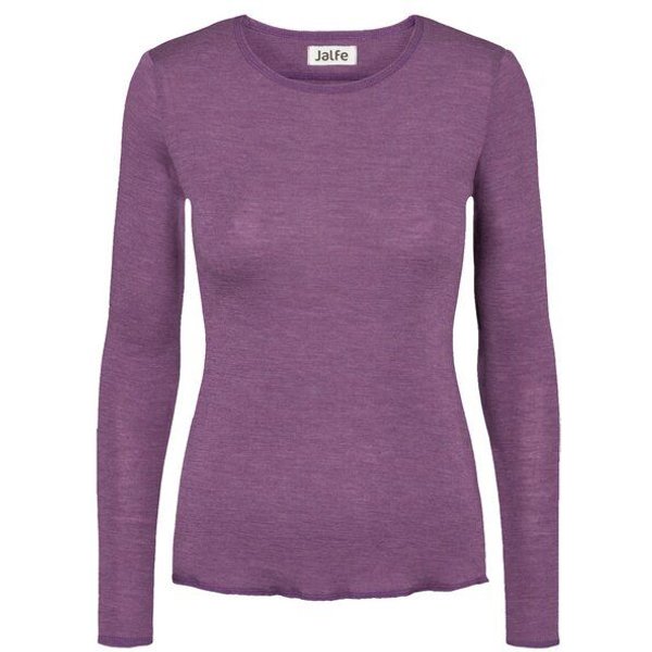 Jalfe Longsleeve Wolle plain melange