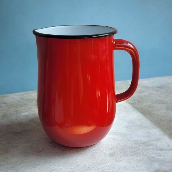 Moogoo Creative Africa Karaffe 2,5 Liter | Emaille | hergestellt in der Ukraine | Fair Trade for Peace