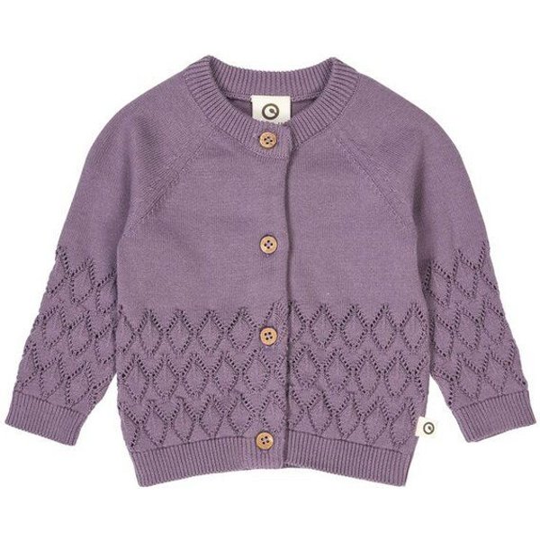Fred's World by Green Cotton "Green Cotton" Strickjacke flieder