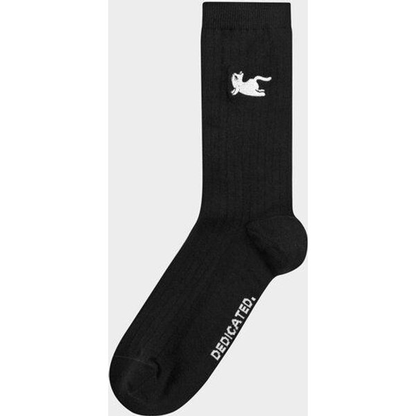 DEDICATED Knivsta Yoga Cat - Unisex Socken mit YOGA Katzen Motiv