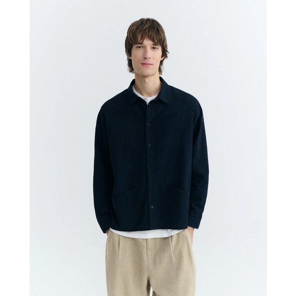 thinking mu Navy Jim Shirt
