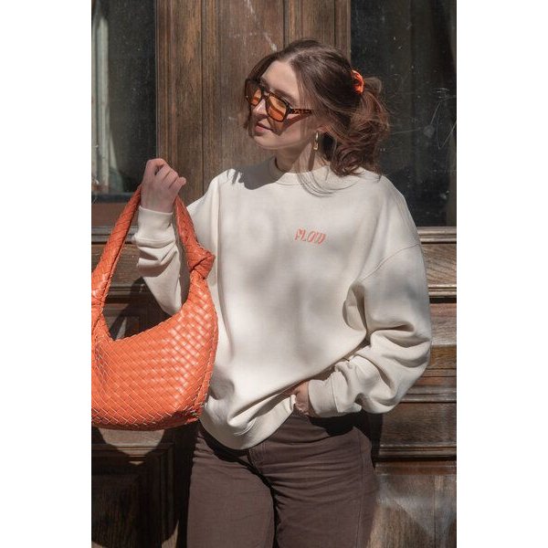 LITSCHI DESIGNS RELAXED SWEATER 'FLOW' AUS UNGEBLEICHTER BIOBAUMWOLLE