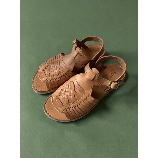 Salt and Sohle Leder Huarache Sandalen für Damen | Mango