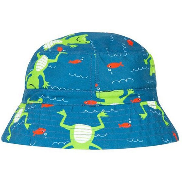 Frugi Badehut Frosch in blau LSF 50+