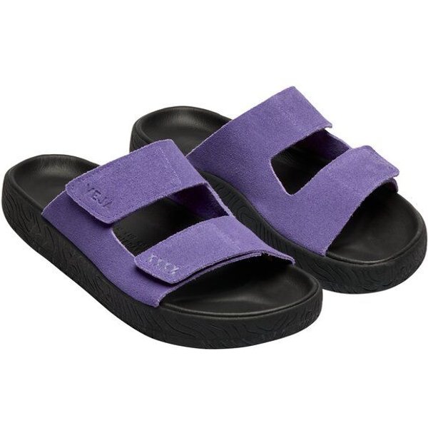 Veja Damen-Sandalen Etna Suede Soft Acai Black