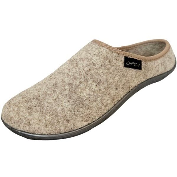 Pantoffel homey mit Barfußgefühl pifit! aus hochwertigem Wollfilz beige, 32100-8