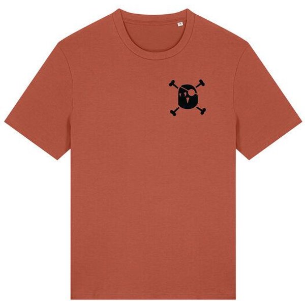 päfjes Wanted Gesucht / Pinguin Pirat Paulo Rusticalo - Fair Wear Unisex Männer Bio T-Shirt