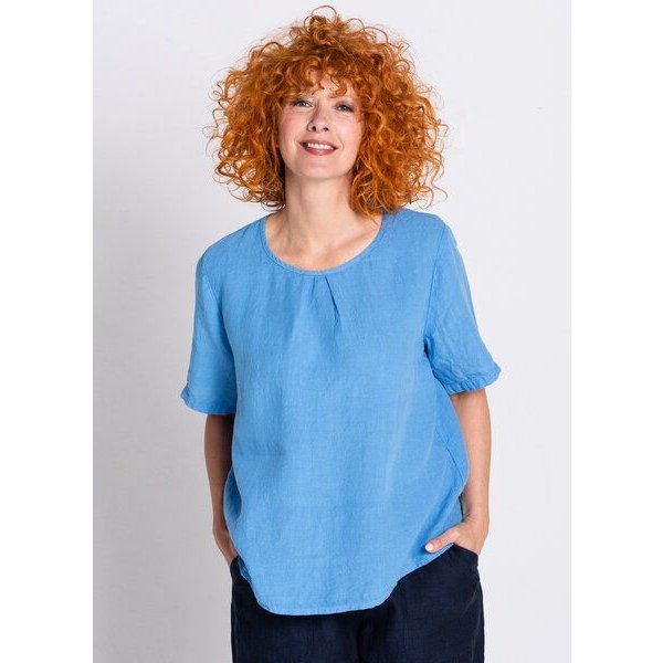 Heidekönigin Leinen Blusenshirt