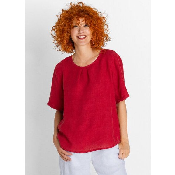 Heidekönigin Leinen Blusenshirt