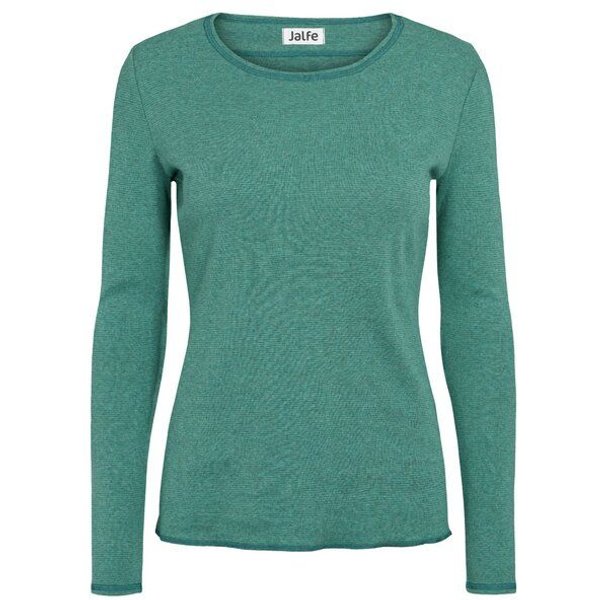 Langarmshirt Baumwolle fein geringelt von Jalfe