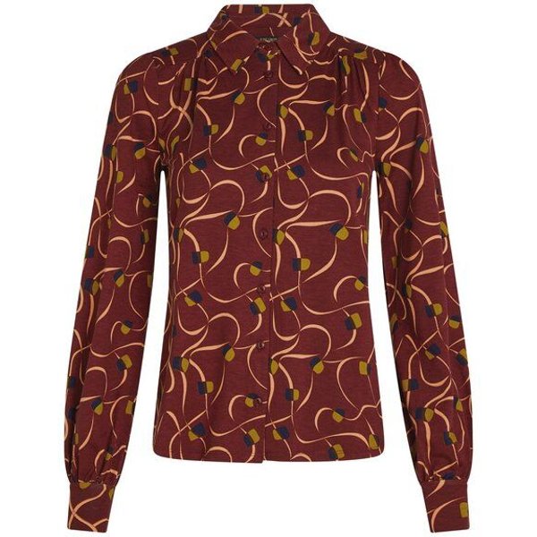 King Louie Bluse Carina mit Strechkomfort