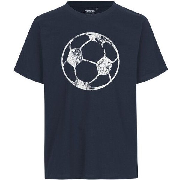HANDGEDRUCKT "Fußball" Unisex T-Shirt Neutral