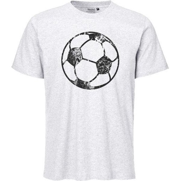 HANDGEDRUCKT "Fußball" Unisex T-Shirt Neutral