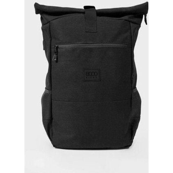8000Kicks Alltagsrucksack aus Hanf – wetterfest und langlebig - Schwarz, Beige & Grün, Beige & Rot und Marineblau