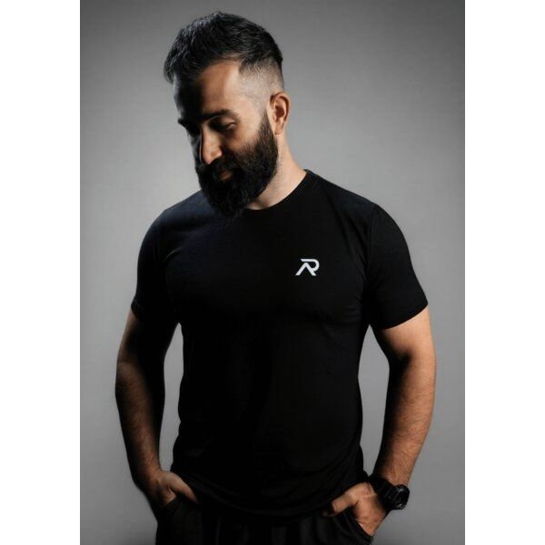 Re-Athlete ICON Bambus-Viskose Herren Shirt - black