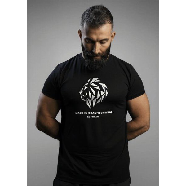 Re-Athlete HOMETOWN Bambus-Viskose Herren Shirt - black