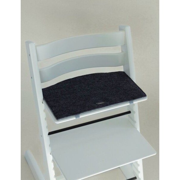 easy and green Hochstuhl Sitzkissen kompatibel mit Stokke Tripp Trapp aus Wollfilz