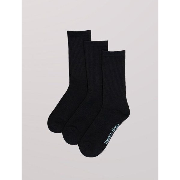 Honest Basics Tennissocken 3er-Pack aus Bio-Baumwolle