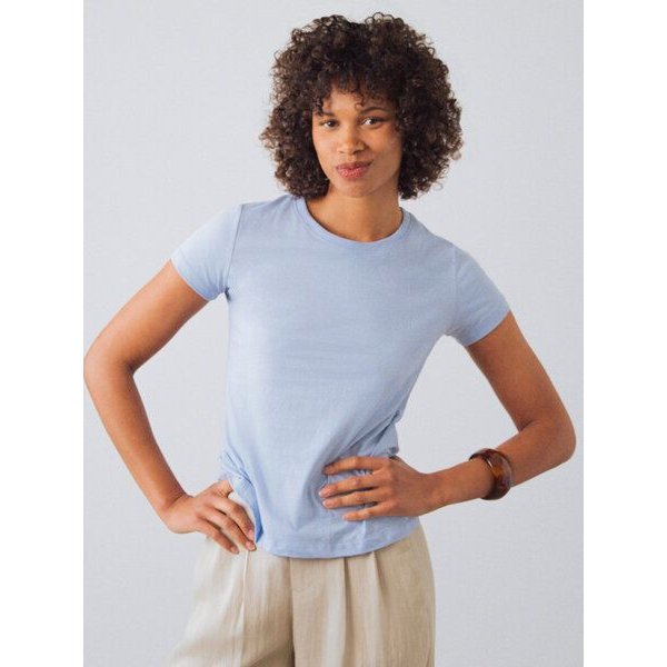 Honest Basics Damen Basic T-Shirt aus Bio- und recycelter Baumwolle