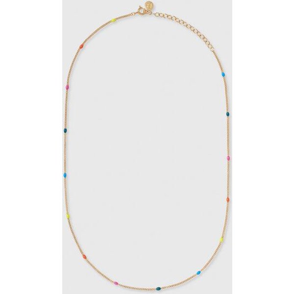 fejn jewelry Kette 'dot' - mit Punkten und Emaille