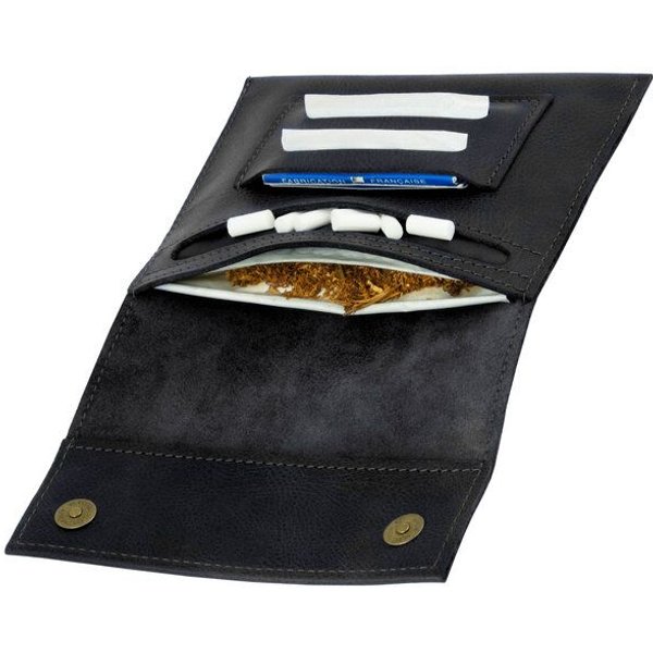 Simaru Leder Tabaktasche Beja – für Drehtabak, Papers und Filter