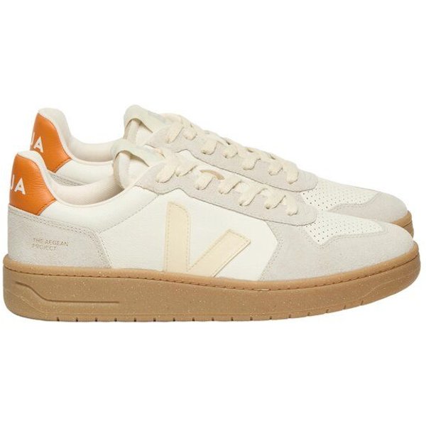 Veja Damen-Sneaker V-82 Leather Pure Calcair Fury