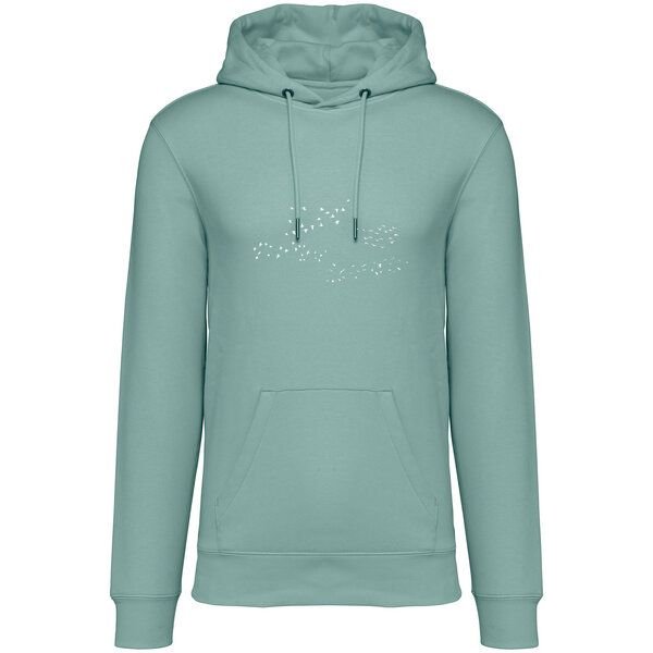 Greenspired Basic Bio Unisex Hoody Nr. 4 Skybirds 350g/m² XXS - 3 XL