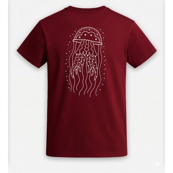 vis wear Qualle - Göttin im Ozean – Unisex Organic T-Shirt