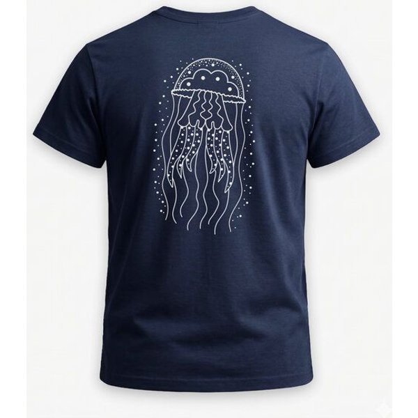 vis wear Qualle - Göttin im Ozean – Unisex Organic T-Shirt