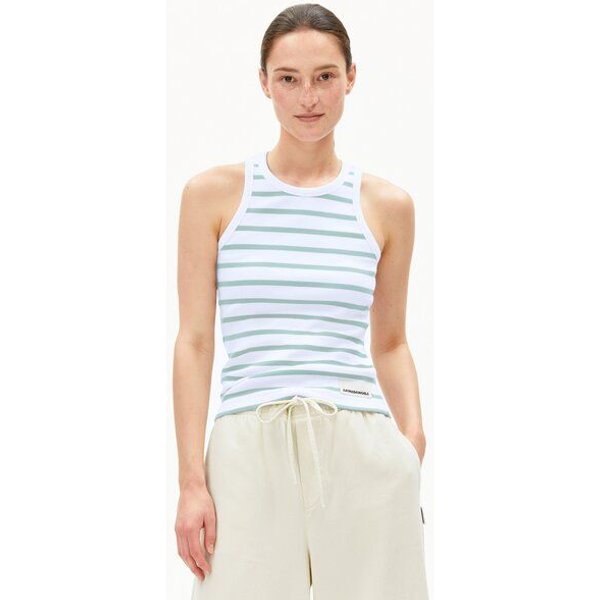 ARMEDANGELS KANITAA STRIPES Damen Ripp-Top aus Bio-Baumwoll Mix