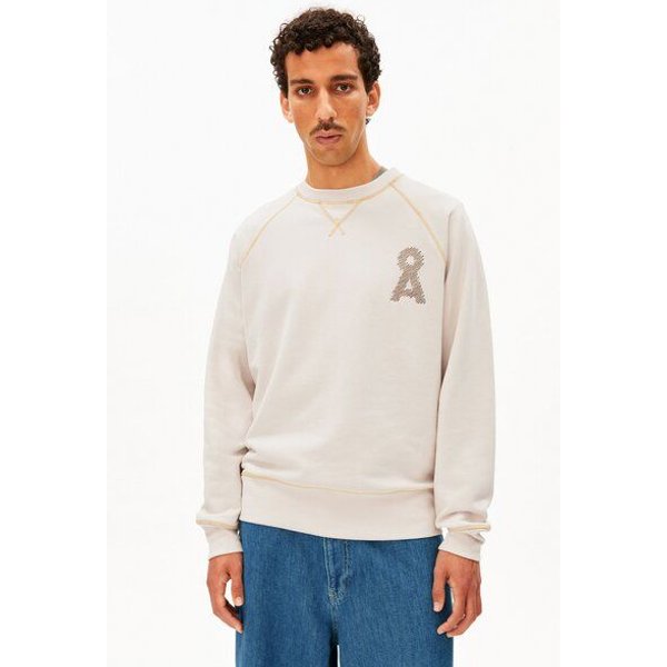 ARMEDANGELS DENIM BLEND MEL Herren Sweatshirt aus recyceltem Baumwoll Mix