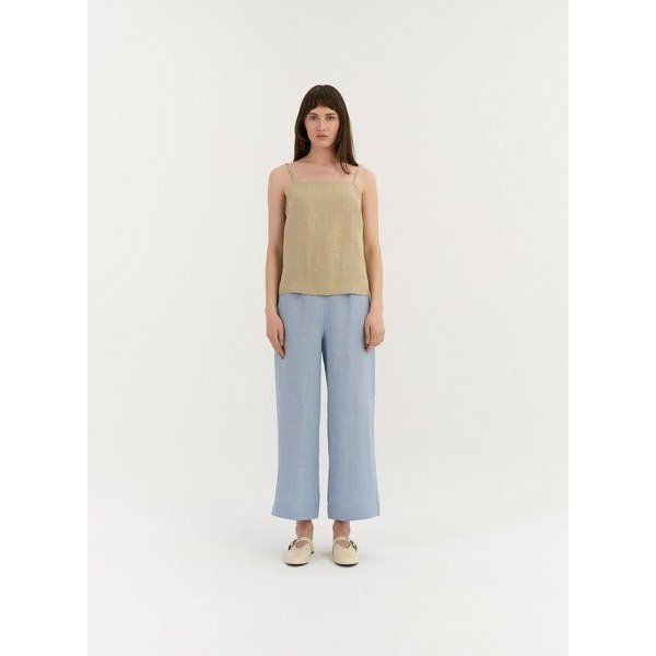 AmourLinen Ärmelloses Leinen-Top AURA